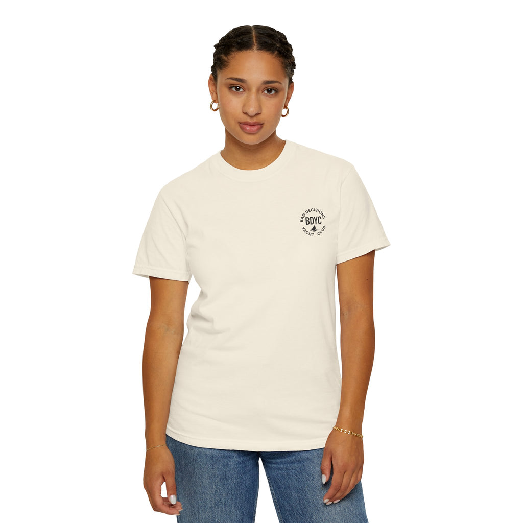 Pirate Beggar Graphic T-Shirt — "Can You Spare a Dollar?" Back Print