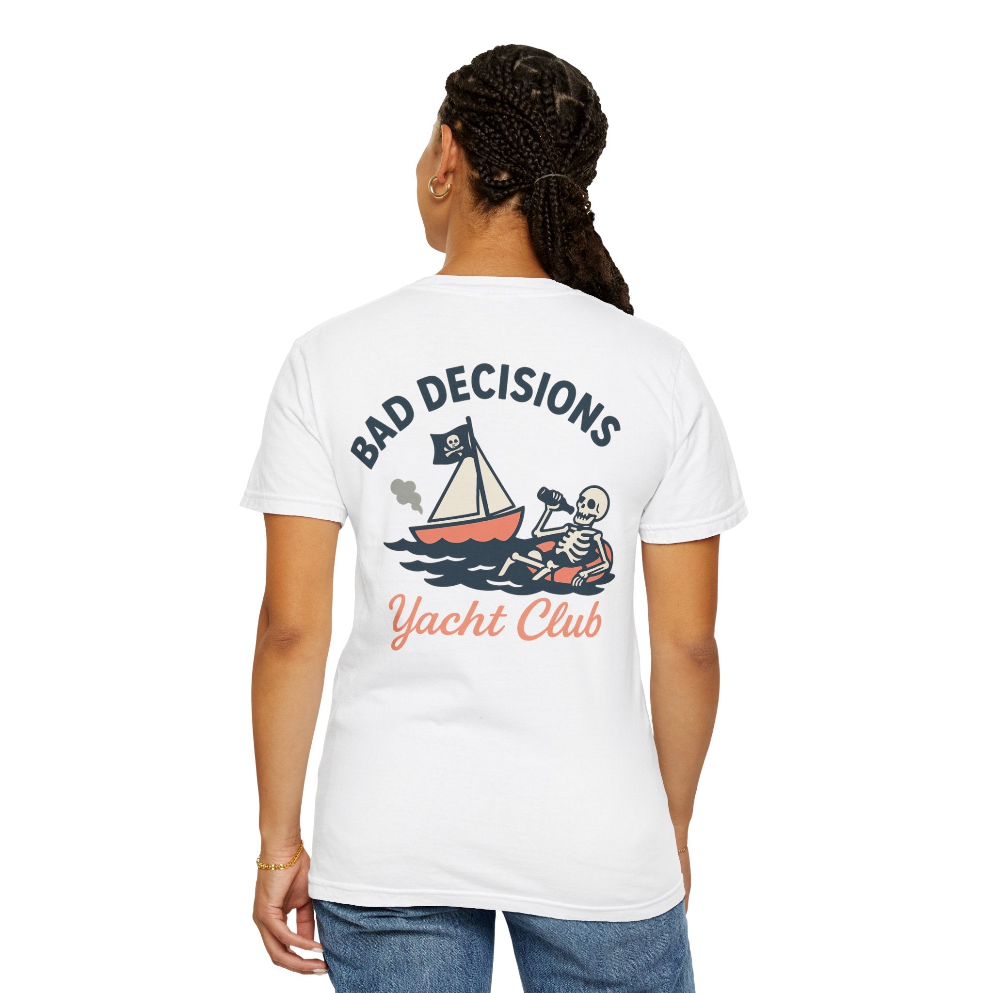 Bad Decisions Yacht Club - Skeleton T-Shirt
