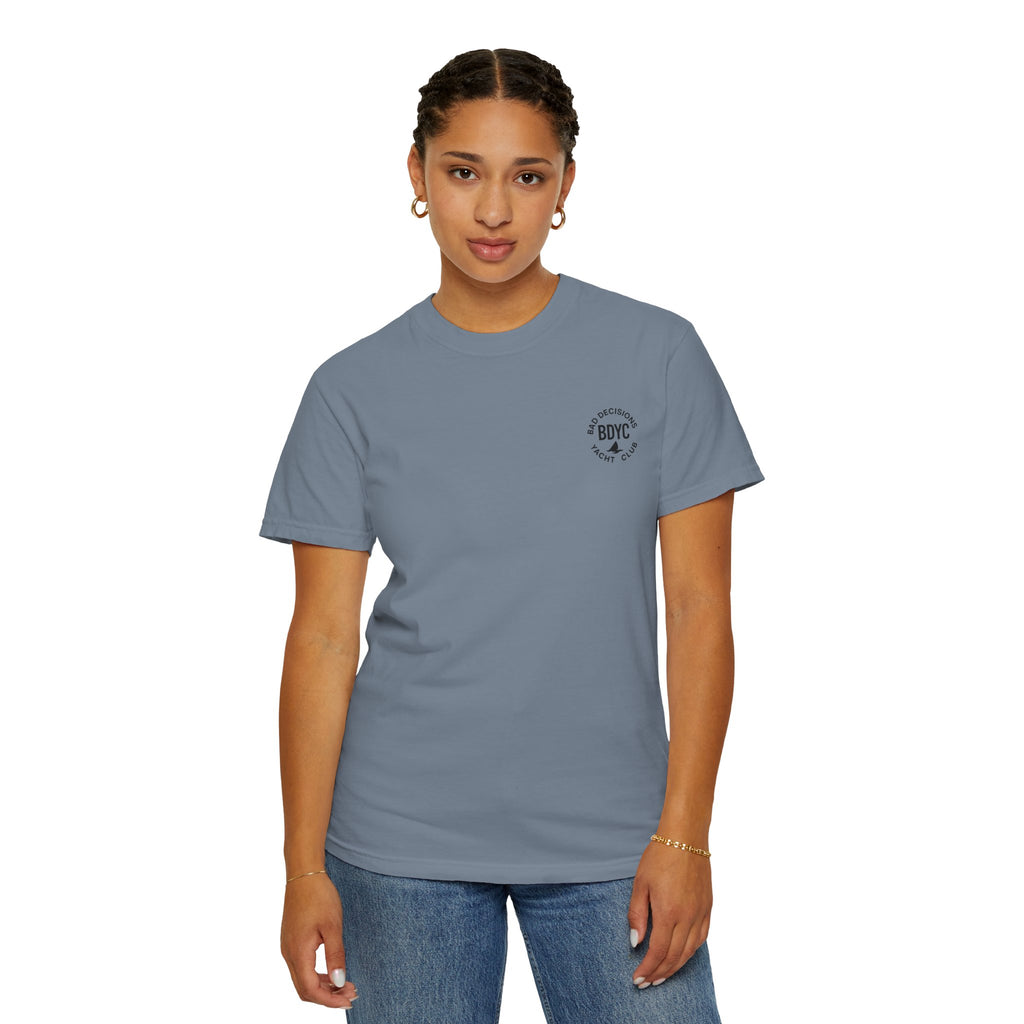 Pirate Beggar Graphic T-Shirt — "Can You Spare a Dollar?" Back Print