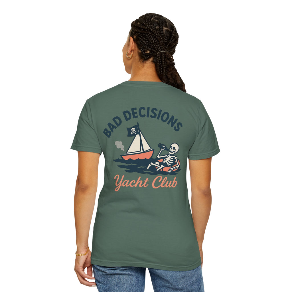 Bad Decisions Yacht Club - Skeleton T-Shirt