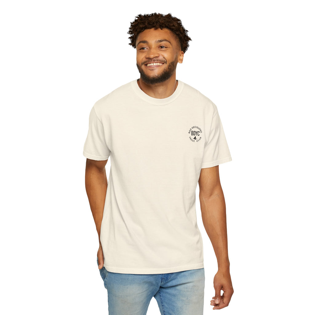 Pirate Beggar Graphic T-Shirt — "Can You Spare a Dollar?" Back Print