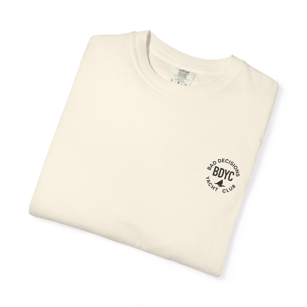 Pirate Beggar Graphic T-Shirt — "Can You Spare a Dollar?" Back Print