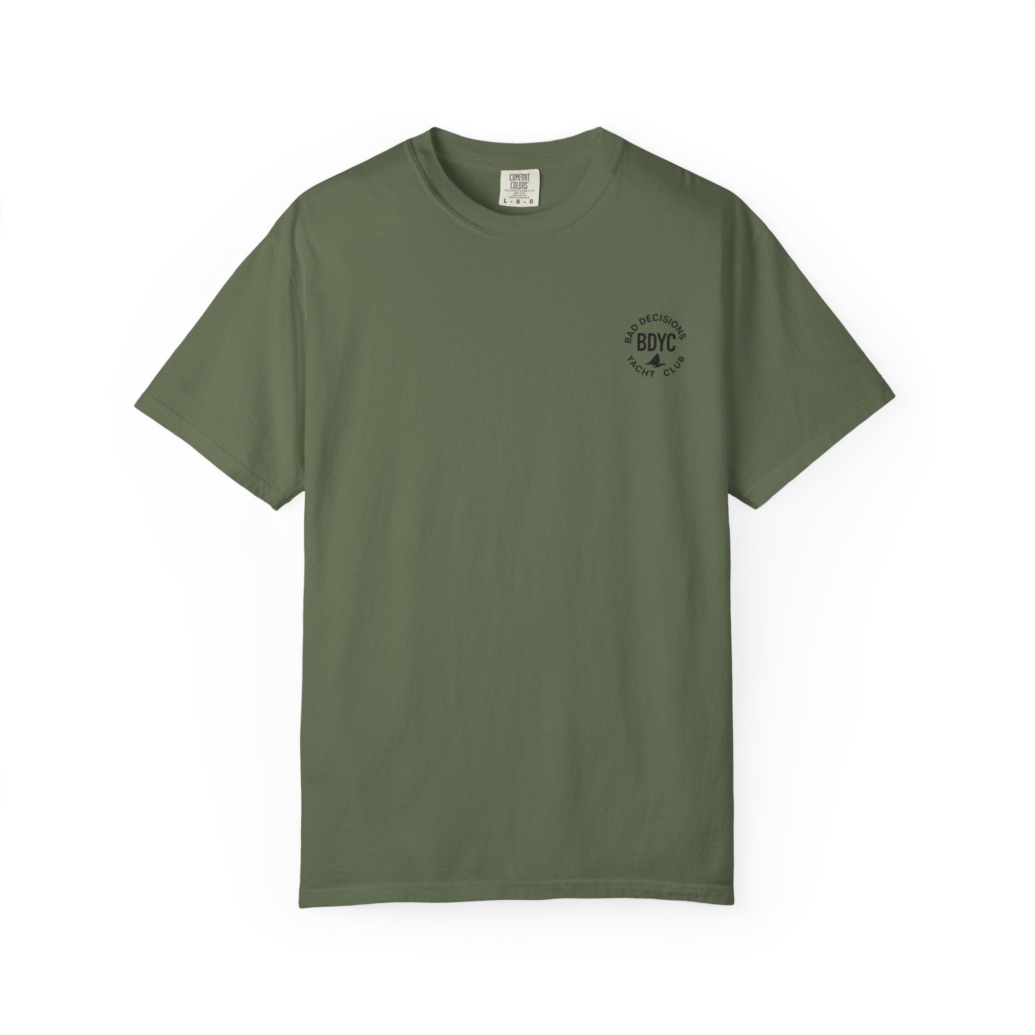Pirate Beggar Graphic T-Shirt — "Can You Spare a Dollar?" Back Print