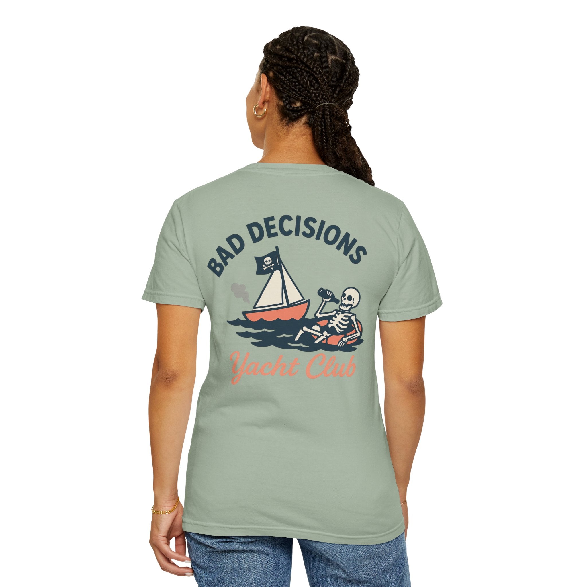 Bad Decisions Yacht Club - Skeleton T-Shirt