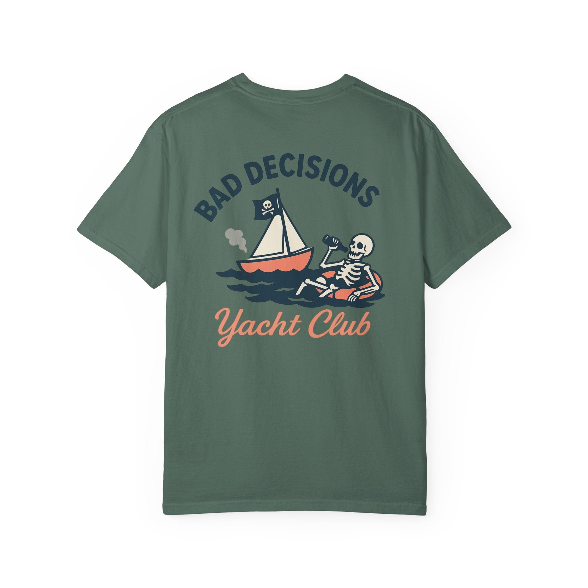Bad Decisions Yacht Club - Skeleton T-Shirt
