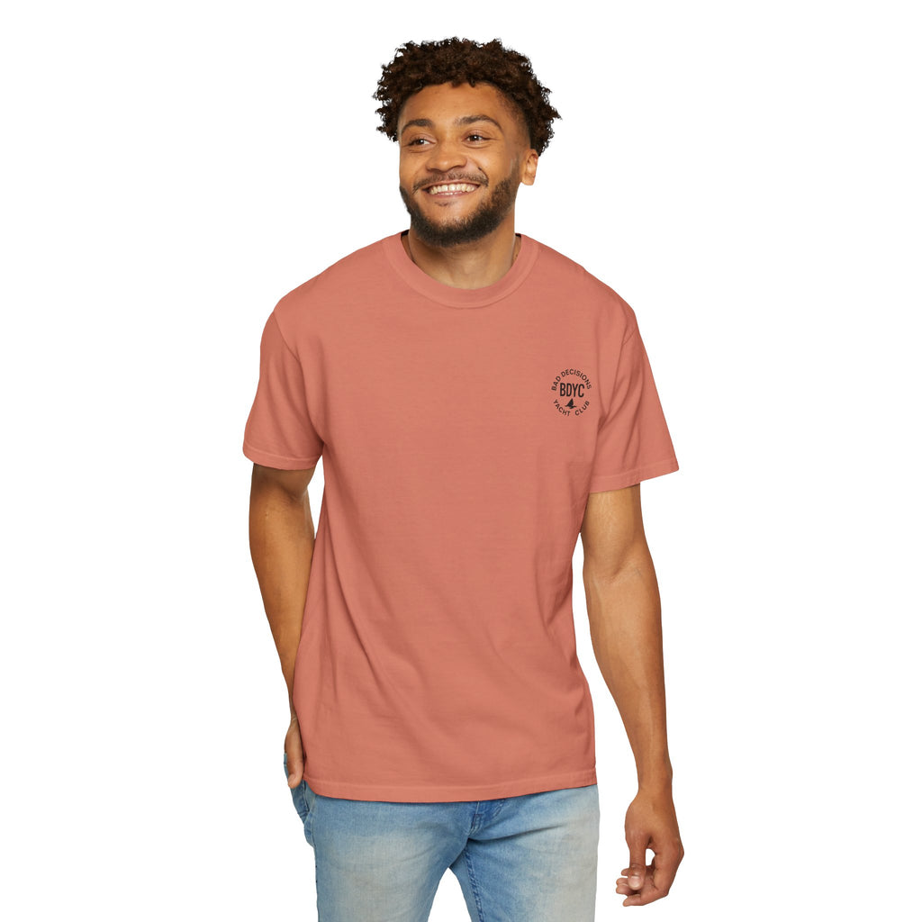 Pirate Beggar Graphic T-Shirt — "Can You Spare a Dollar?" Back Print